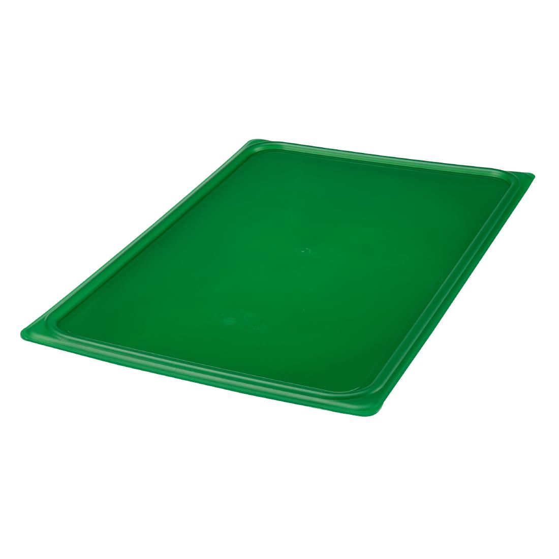 Cambro Safetrak IML Polypropylene Seal Lid Green 1-1 GN (JN522)