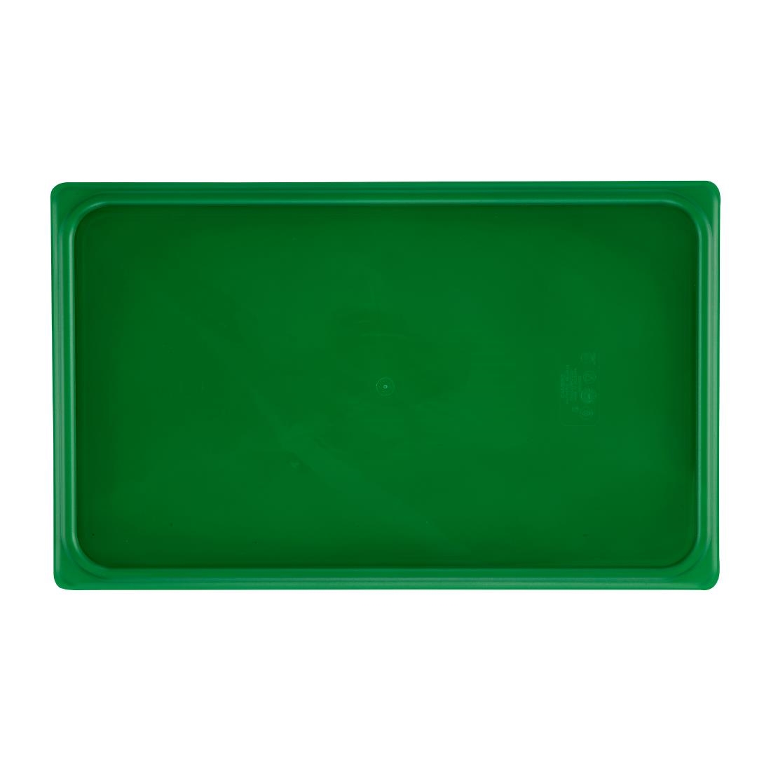 Cambro Safetrak IML Polypropylene Seal Lid Green 1-1 GN (JN522)