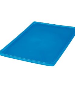 Cambro Safetrak IML Polypropylene Seal Lid Blue 1-1 GN (JN523)