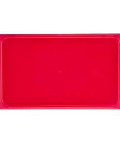 Cambro Safetrak IML Polypropylene Seal Lid Red 1-1 GN (JN524)
