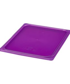 Cambro Safetrak IML Polypropylene Seal Lid Purple 1-2 GN (JN526)