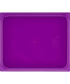 Cambro Safetrak IML Polypropylene Seal Lid Purple 1-2 GN (JN526)
