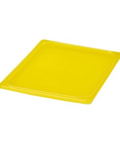 Cambro Safetrak IML Polypropylene Seal Lid Yellow 1-2 GN (JN527)