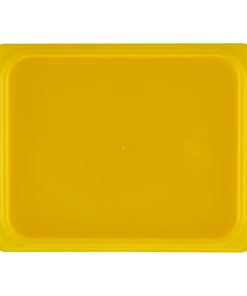 Cambro Safetrak IML Polypropylene Seal Lid Yellow 1-2 GN (JN527)