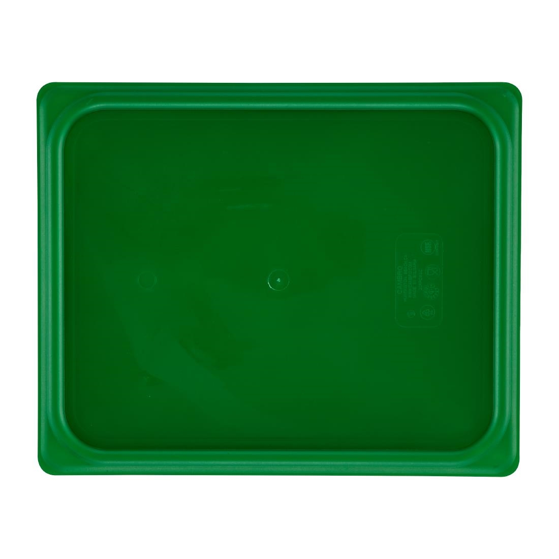 Cambro Safetrak IML Polypropylene Seal Lid Green 1-2 GN (JN528)