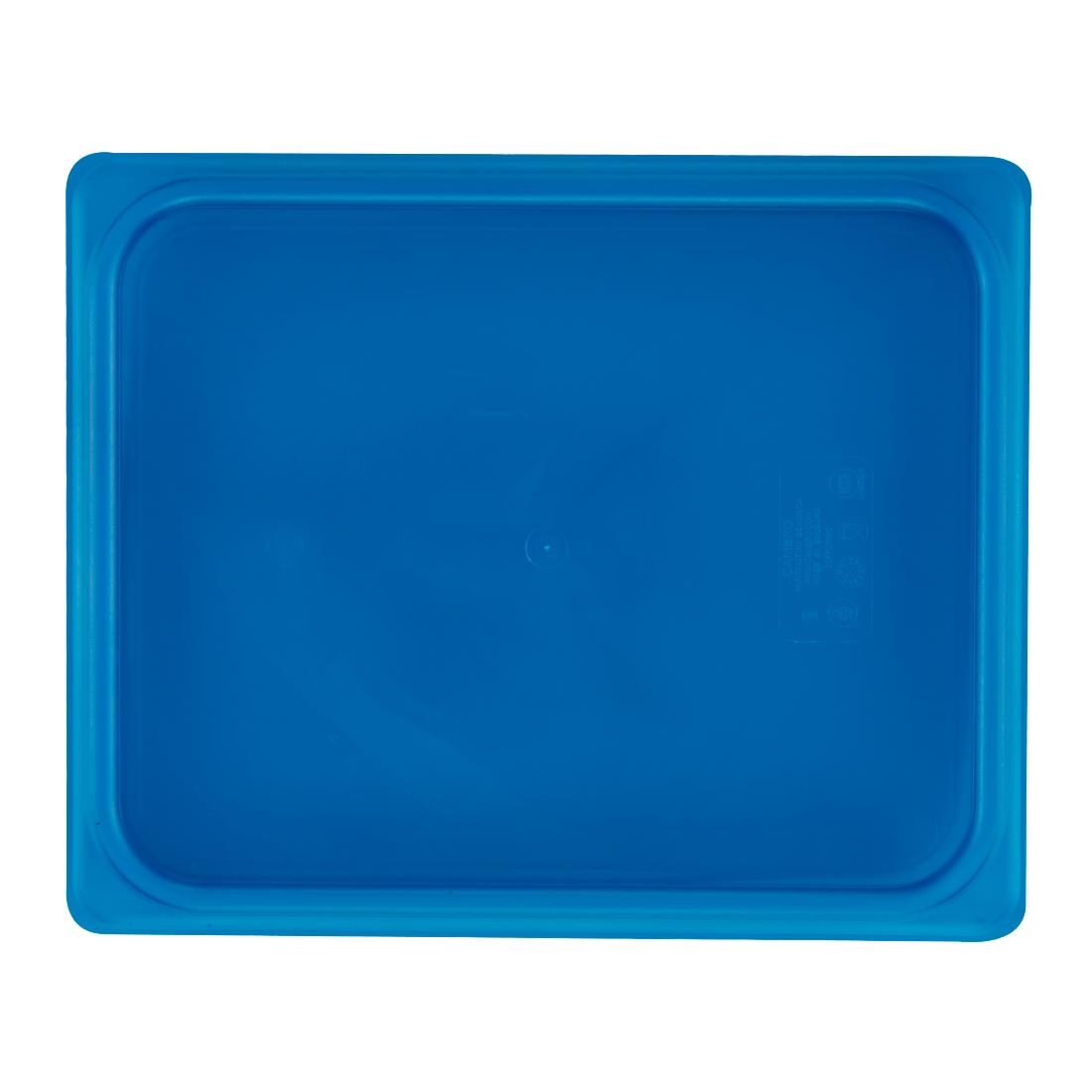 Cambro Safetrak IML Polypropylene Seal Lid Blue 1-2 GN (JN529)