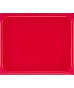 Cambro Safetrak IML Polypropylene Seal Lid Red 1-2 GN (JN530)
