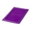 Cambro Safetrak IML Polypropylene Seal Lid Purple 1-3 GN (JN532)