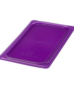 Cambro Safetrak IML Polypropylene Seal Lid Purple 1-3 GN (JN532)