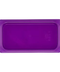 Cambro Safetrak IML Polypropylene Seal Lid Purple 1-3 GN (JN532)