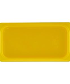 Cambro Safetrak IML Polypropylene Seal Lid Yellow 1-3 GN (JN533)