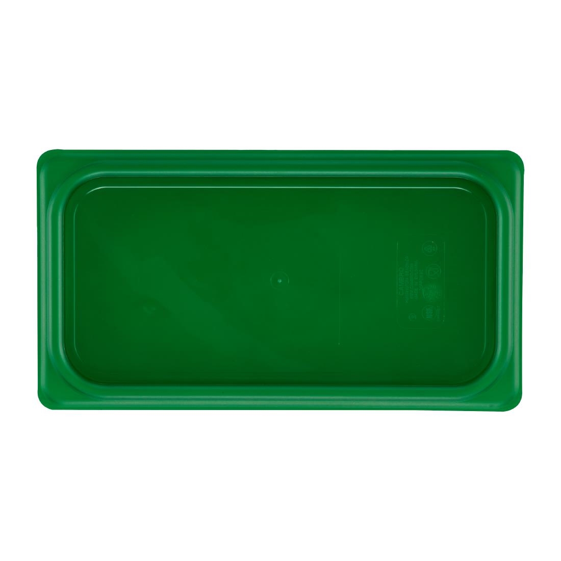 Cambro Safetrak IML Polypropylene Seal Lid Green 1-3 GN (JN534)