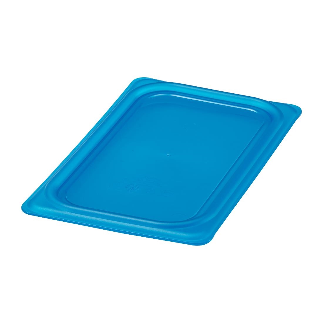 Cambro Safetrak IML Polypropylene Seal Lid Blue 1-4 GN (JN541)