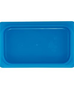 Cambro Safetrak IML Polypropylene Seal Lid Blue 1-4 GN (JN541)