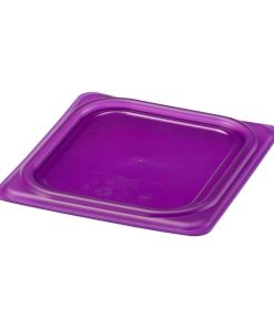 Cambro Safetrak IML Polypropylene Seal Lid Purple 1-6 GN (JN544)