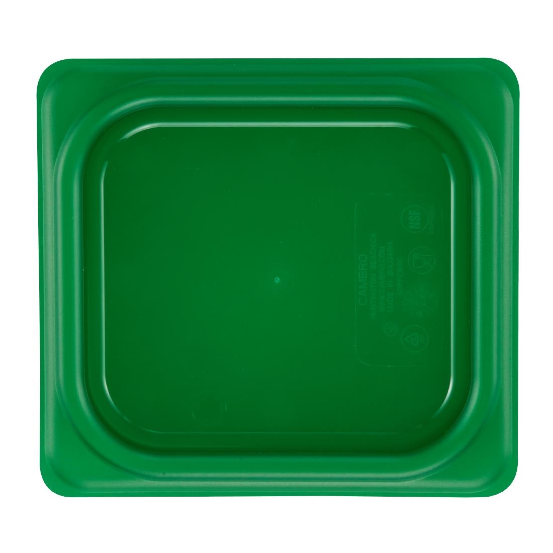 Cambro Safetrak IML Polypropylene Seal Lid Green 1-6 GN (JN546)