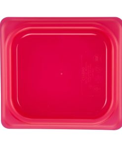 Cambro Safetrak IML Polypropylene Seal Lid Red 1-6 GN (JN548)