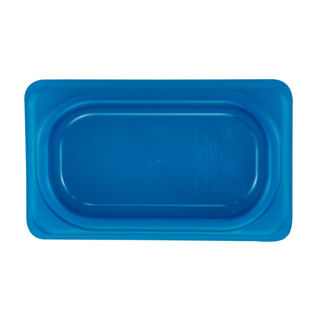 Cambro Safetrak IML Polypropylene Seal Lid Blue 1-9 GN (JN553)