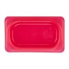 Cambro Safetrak IML Polypropylene Seal Lid Red 1-9 GN (JN554)