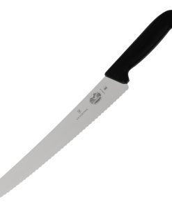 Victorinox Serrated Curved Blade Pastry Knife Black  26cm (JN593)
