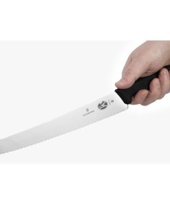 Victorinox Serrated Curved Blade Pastry Knife Black  26cm (JN593)