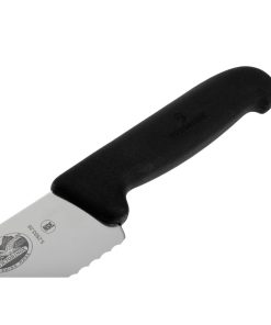 Victorinox Serrated Curved Blade Pastry Knife Black  26cm (JN593)