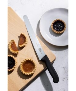 Victorinox Serrated Curved Blade Pastry Knife Black  26cm (JN593)