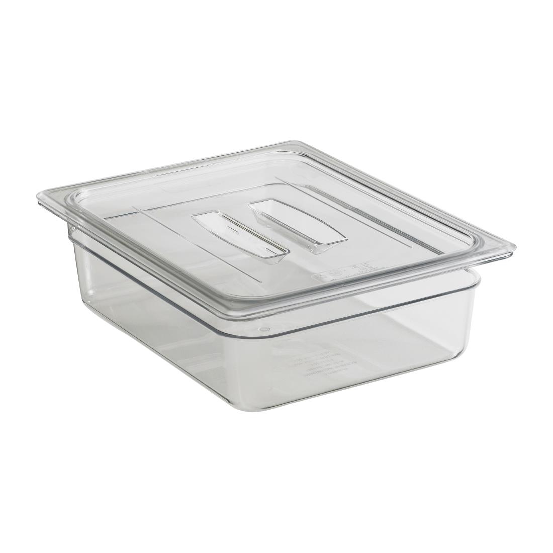 Cambro BPA Free Gastronorm Food Tray Cover with Handle GN 1-2 (JP365)