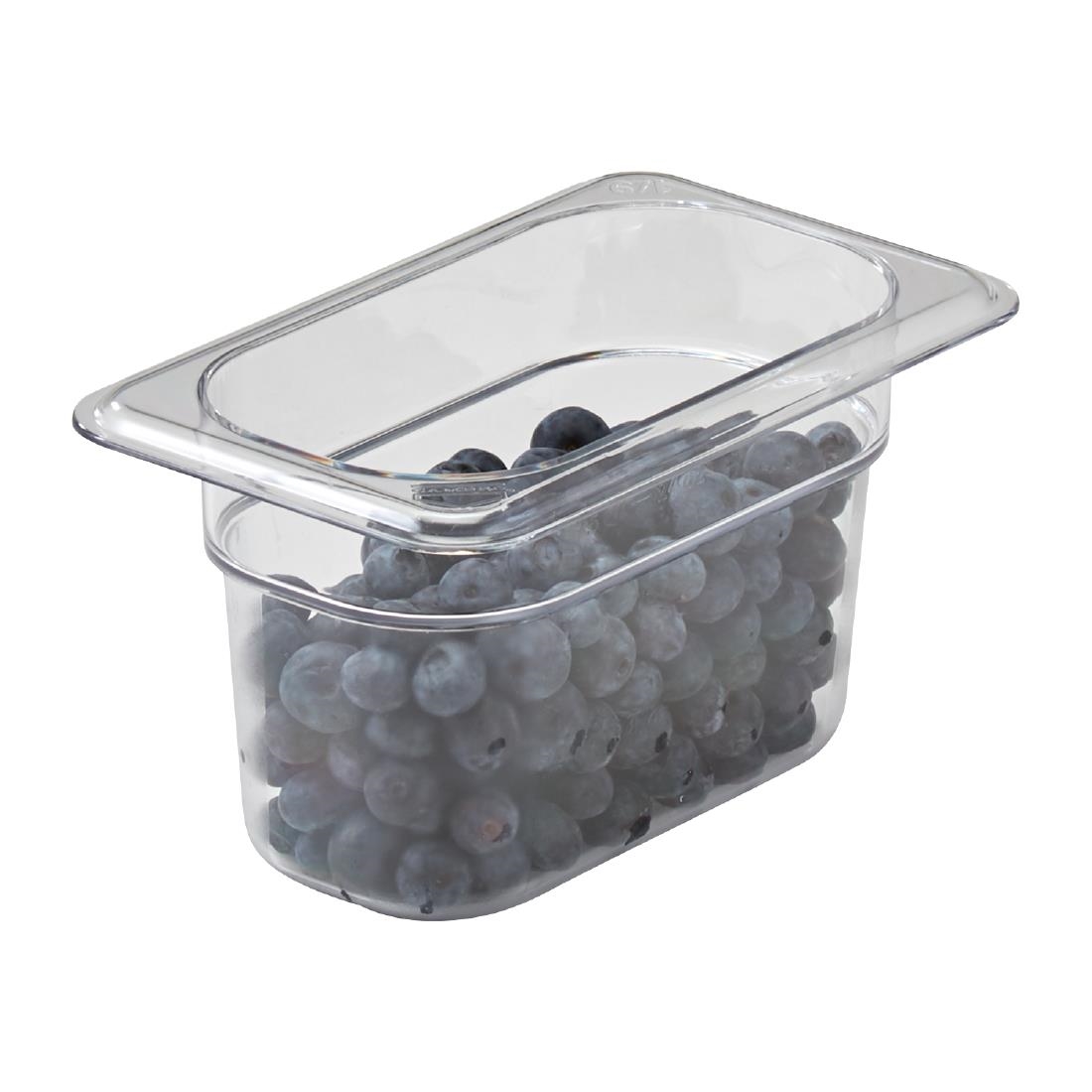 Cambro BPA Free Gastronorm Food Tray GN 1-9 100mm (JP388)