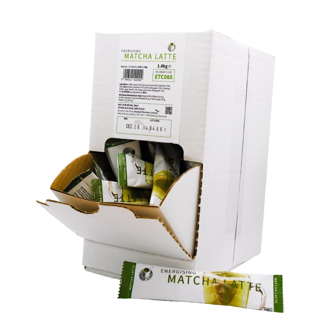 Cafe Etc Energising Instant Matcha Sticks 50 Pack (KA729)