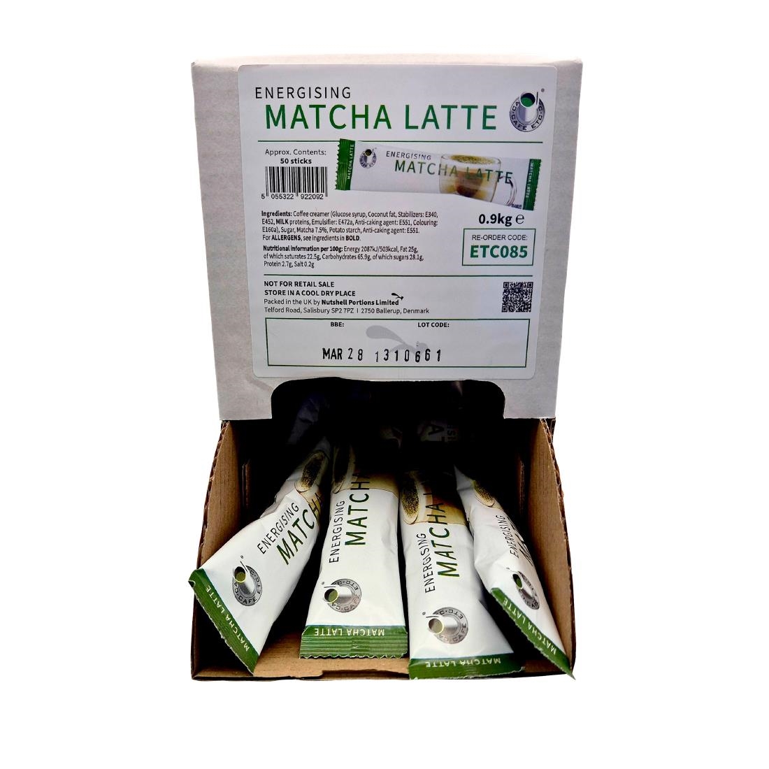 Cafe Etc Energising Instant Matcha Sticks 50 Pack (KA729)