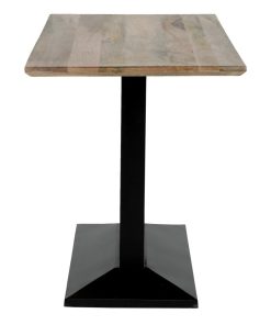 Bolero Loft Rectangle Dining Table with Wooden Top (JE894)