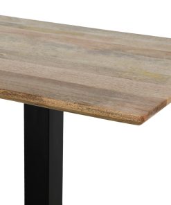 Bolero Loft Rectangle Dining Table with Wooden Top (JE894)
