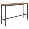Bolero Bar Height Coffee Table Urban Dark 1600mm (JK792)