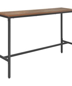 Bolero Bar Height Coffee Table Urban Dark 1600mm (JK792)