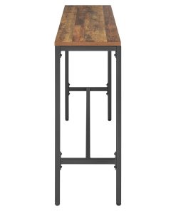 Bolero Bar Height Coffee Table Urban Dark 1600mm (JK792)