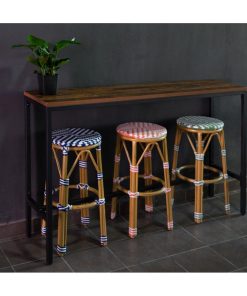 Bolero Bar Height Coffee Table Urban Dark 1600mm (JK792)