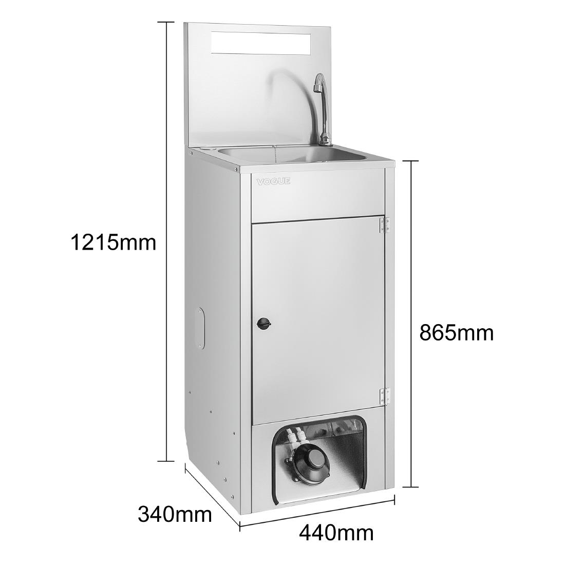 Vogue Mobile Hand Wash Station (JK916)