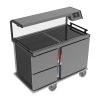 Falcon Meal Delivery Trolley with Oven Fridge and Plate Warmer F2HRP (JM896)
