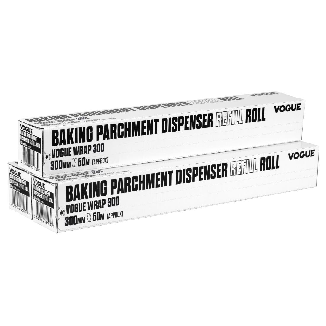 Vogue Wrap300 Parchment Refills 300mm x 50m 3 Pack (JM983)