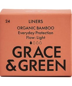 Grace and Green Organic Bamboo Liners 24 Pack (JN484)