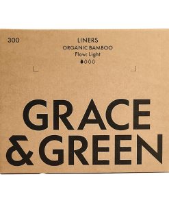 Grace and Green Organic Bamboo Liners 300 Pack (JN485)
