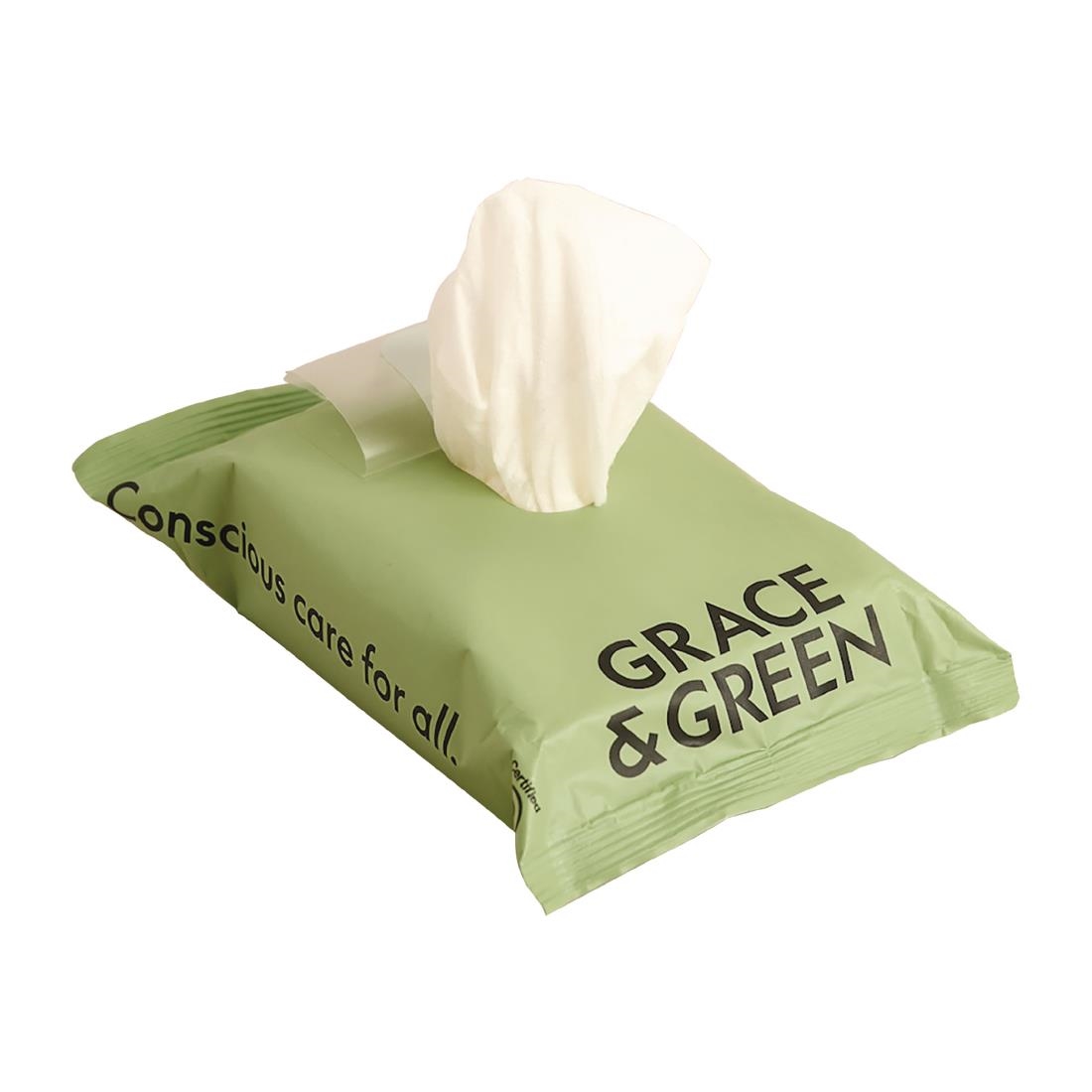 Grace and Green Biodegradable Bamboo Wipes 25 Pack (JN489)