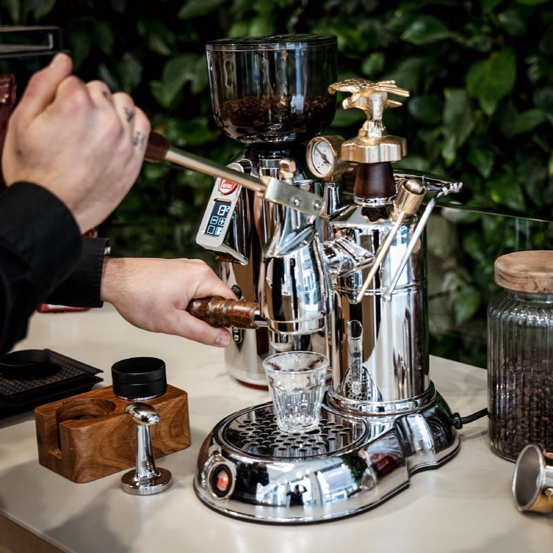 La Pavoni Expo 2015 Lever Coffee Machine (JN971)