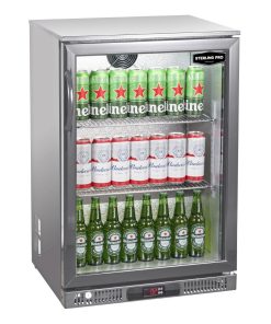 Sterling Pro Green Single Door Bottle Cooler SP1LO-OUT-STS (JP013)