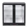 Sterling Pro Green Double Door Outdoor Bottle Cooler Black SP2LO-OUT-BK (JP014)