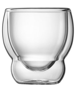 Luigi Bormioli Globe Double-Walled Espresso Cups 90ml 12 Pack (JP041)