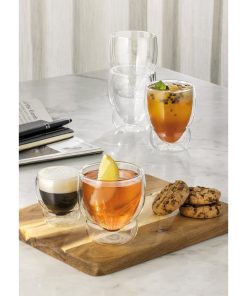 Luigi Bormioli Globe Double-Walled Latte Cups 290ml 12 Pack (JP042)