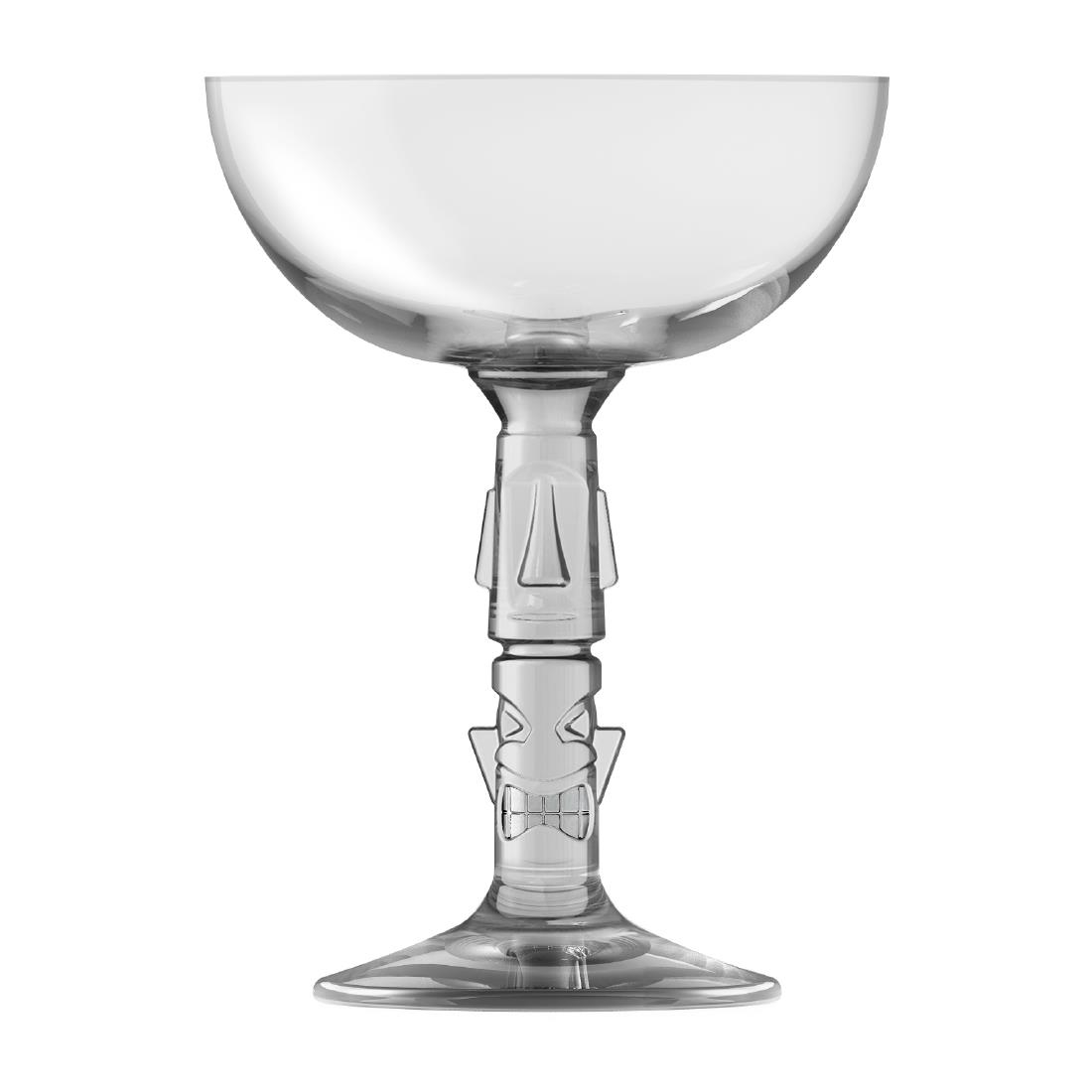 Onis Tiki Clear Coupe Glasses 250ml 6 Pack (JP089)