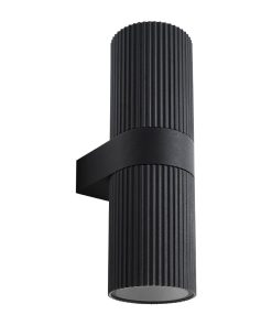 Nordlux Kyklop Ripple Maxi Wall Light Black (JP225)